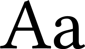 EB Garamond specimen